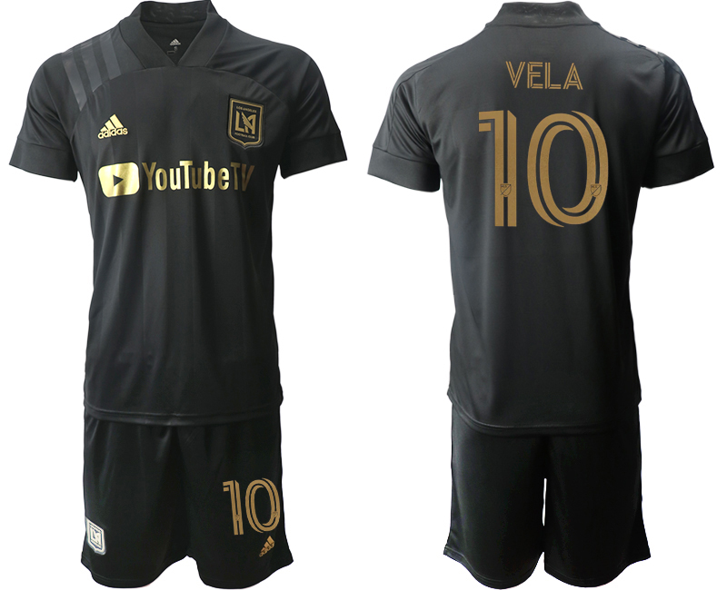 Men 2020-2021 club Los Angeles FC home #10 black Soccer Jerseys